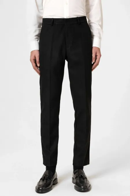 Antioch Black High-Waisted Classic Men's Trousers