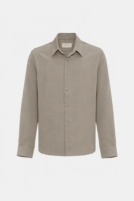 Antioch Stone Relax Fit Lyocell Fabric Men's Shirt