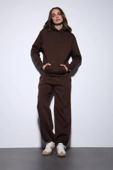 Antioch Coffee Hooded Basic Women's Sweatshirt