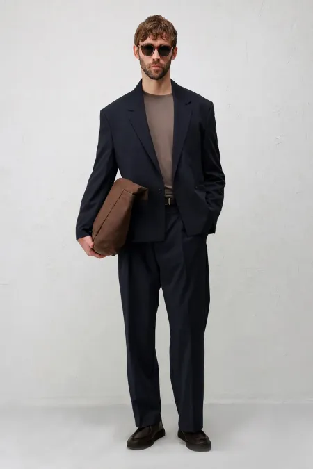 Antioch Açık Lacivert Relaxed Fit Erkek Blazer Ceket Antioch Açık Lacivert Relaxed Fit Erkek Blazer Ceket