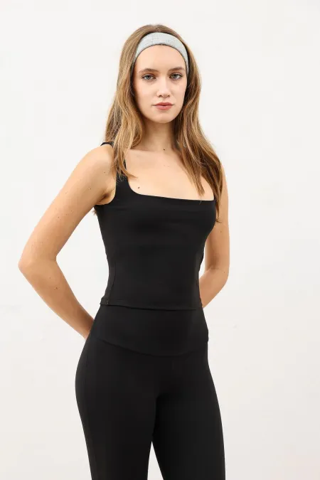 Antioch Black Strappy Women's Top