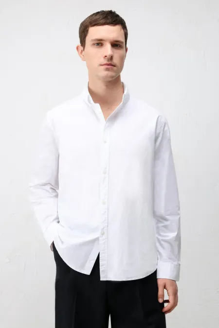 Antioch Beyaz Relax Fit Erkek Gömlek