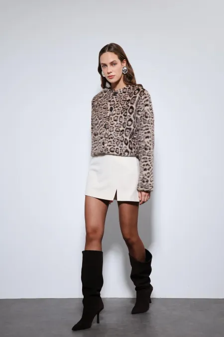 Veste Antioch Stone à imprimé animal