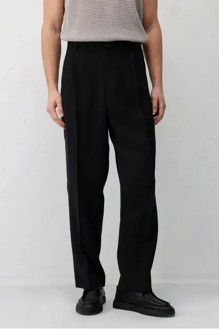 Pantalon pour homme Antioch en tissu modal noir