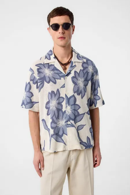 Antioch Blue Patterned Men's Shirt