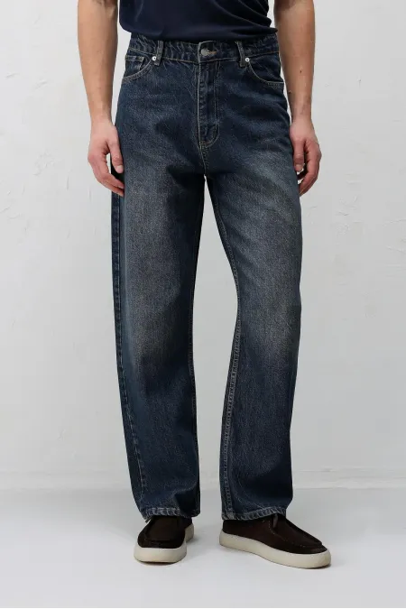Antioch Blue Baggy Fit Men's Jeans