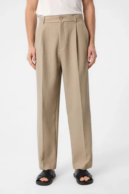 Antioch Beige Baggy Corduroy Men's Trousers