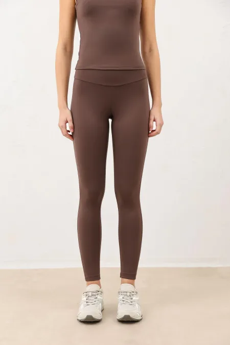 Leggings taille haute Antioch Coffee