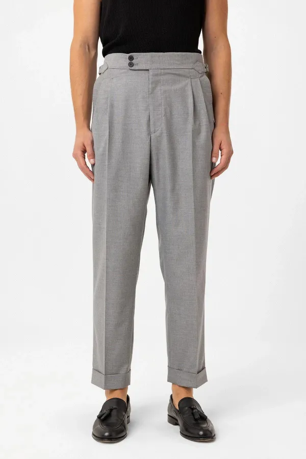 Costume homme Antioch gris croisé coupe italienne