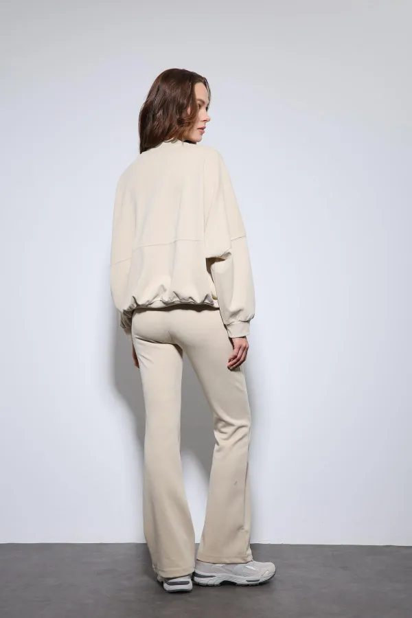 Antioch Taş Bomber Ceket Ve İspanyol Paça Eşofman Takım