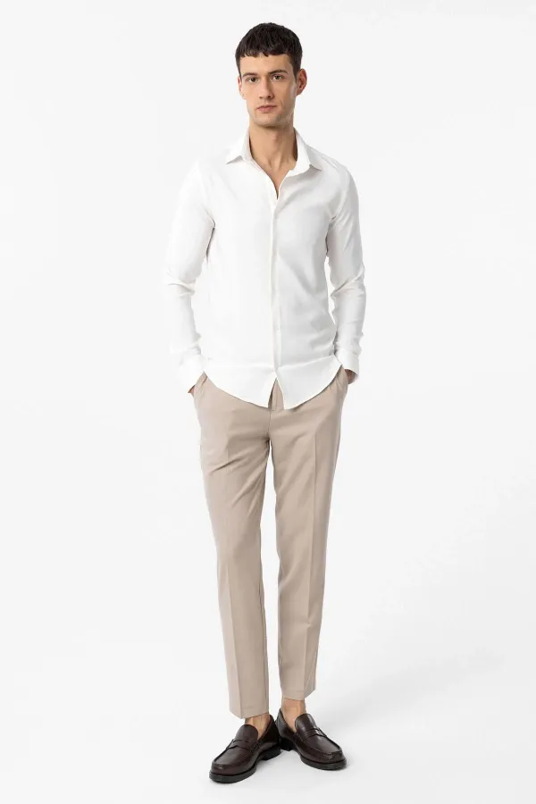 Antioch Beyaz Slim Fit Erkek Gömlek
