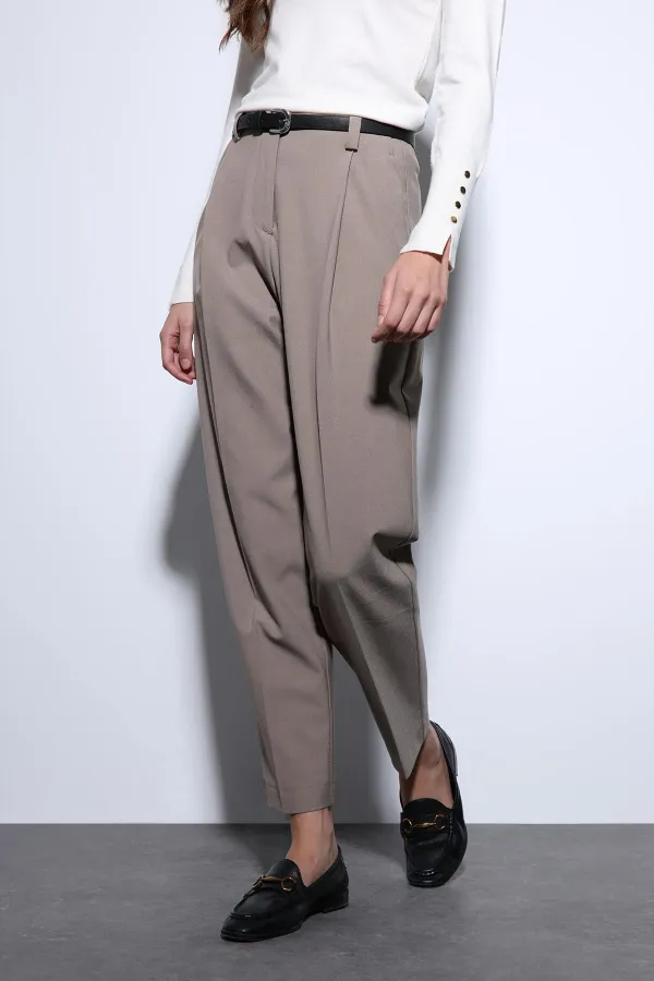 Antioch Bej Pensli Kadın Pantolon