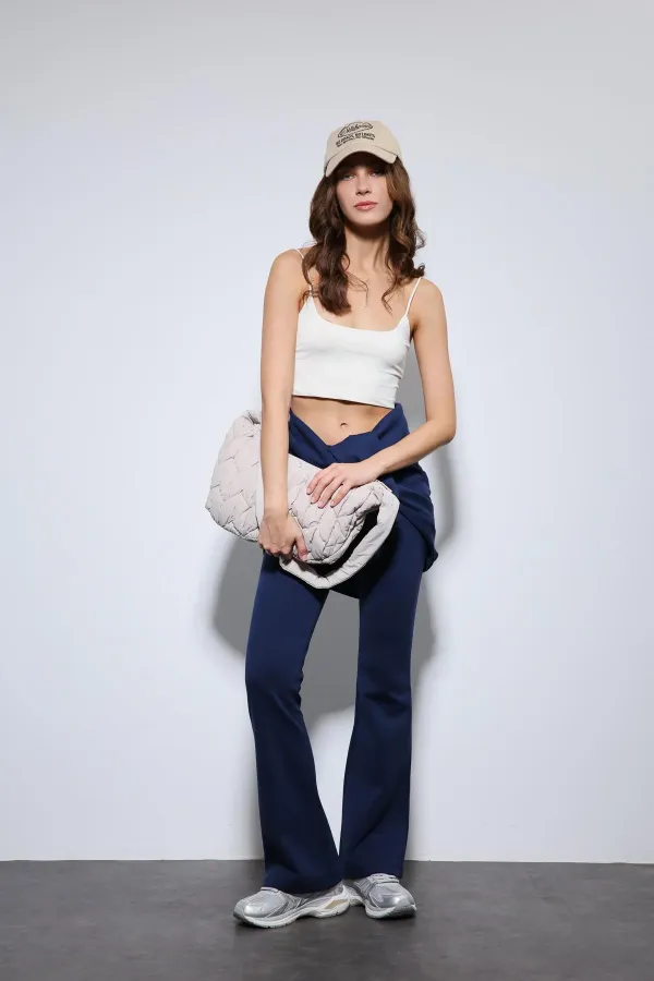 Antioch Lacivert Bomber Ceket Ve İspanyol Paça Eşofman Takım