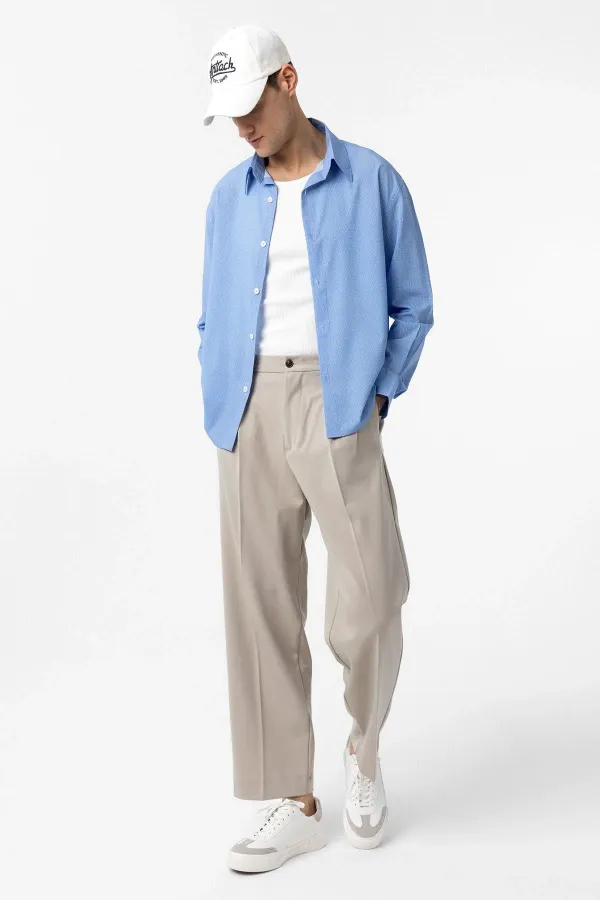 Antioch Beyaz İşlemeli Erkek Şapka