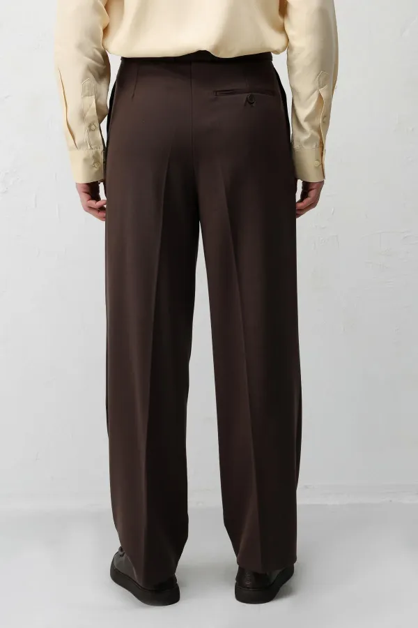 Pantalon pour homme Antioch Coffee, coupe décontractée et ceinture