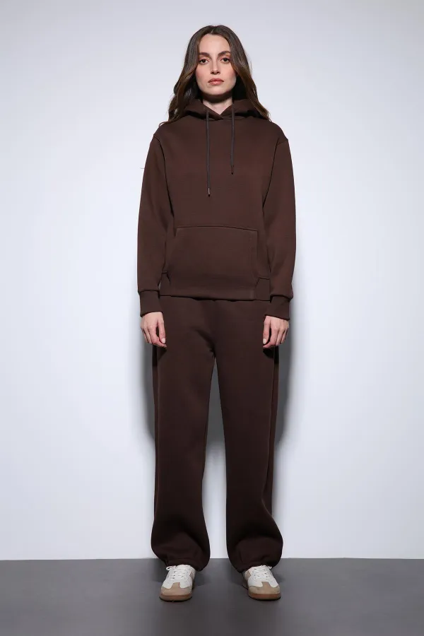 Antioch Coffee Hooded Basic Women's Sweatshirt