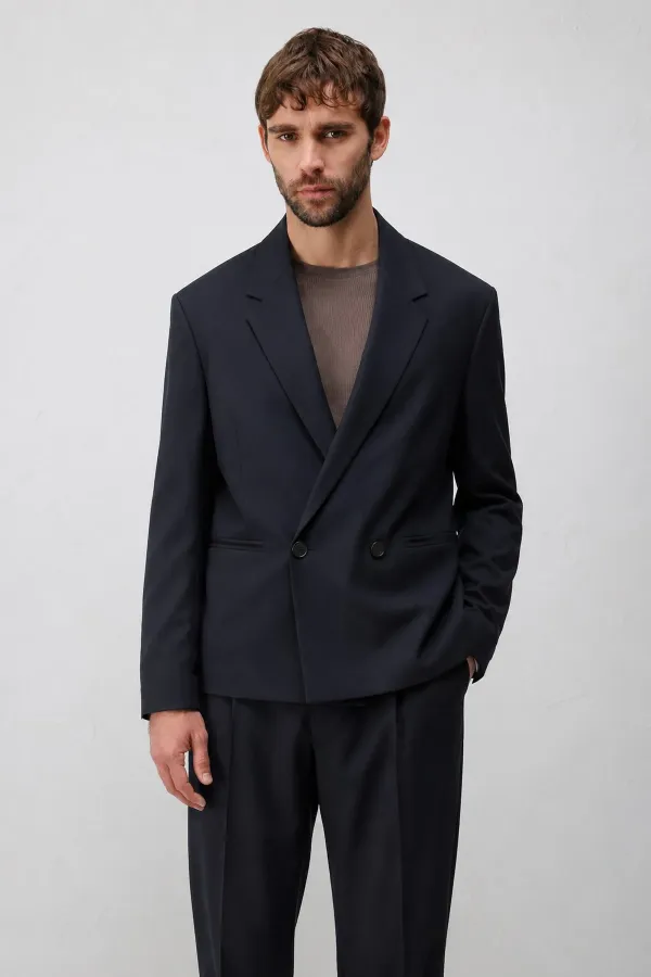 Antioch Açık Lacivert Relaxed Fit Erkek Blazer Ceket Antioch Açık Lacivert Relaxed Fit Erkek Blazer Ceket