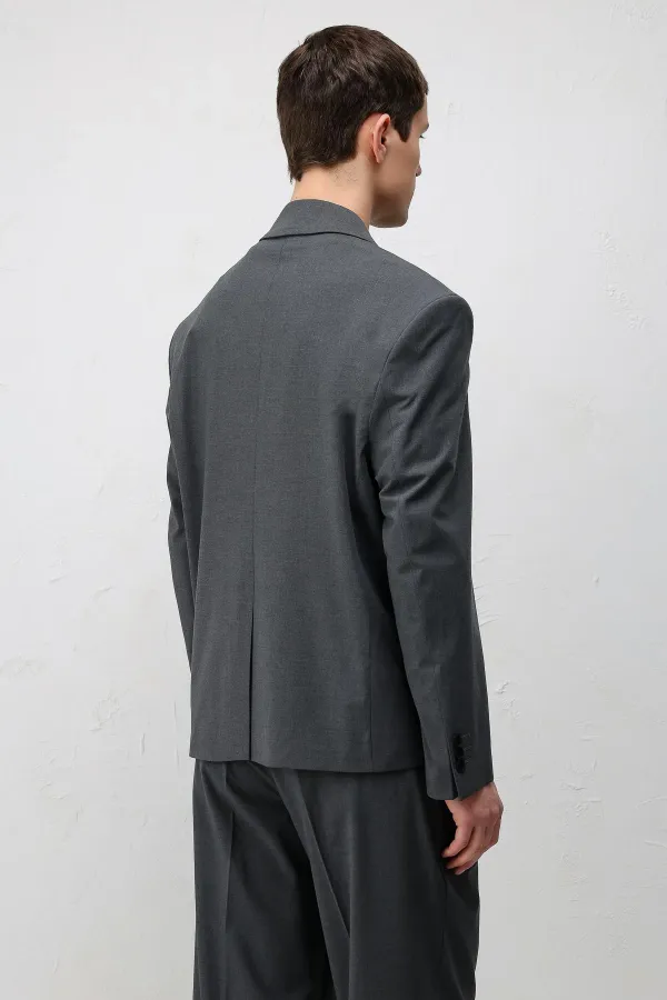 Antioch Gray Relaxed Fit Men's Blazer Jacket