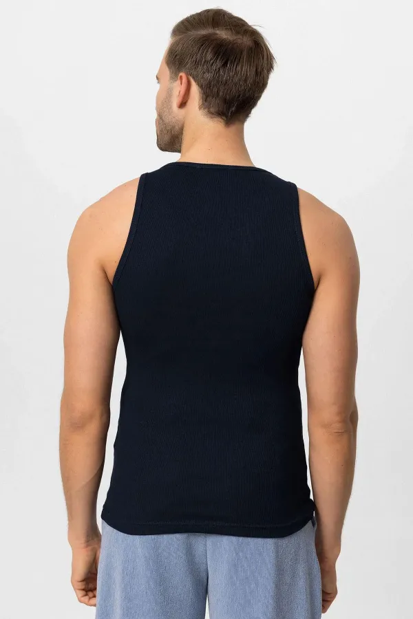 Débardeur homme Antioch Navy coupe slim