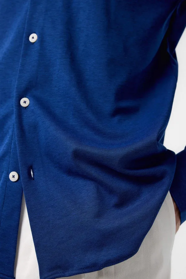 Antioch İndigo Slim Fit Erkek Gömlek