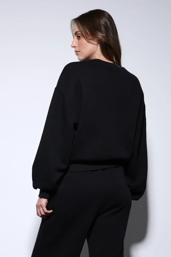 Antioch Black Basic Women's Sweatshirt