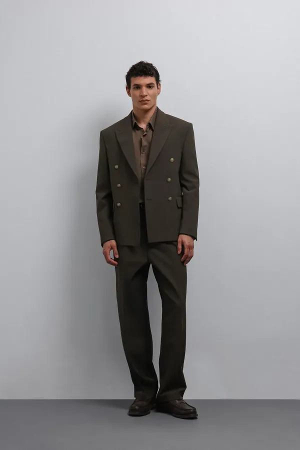 Antioch Haki Kruvaze Erkek Blazer Ceket Antioch Haki Kruvaze Erkek Blazer Ceket