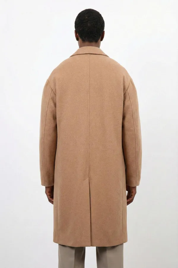 Antioch Camel Relax Fit Erkek Kaban