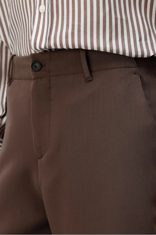 Antioch Kahve Relaxed Fit Erkek Pantolon