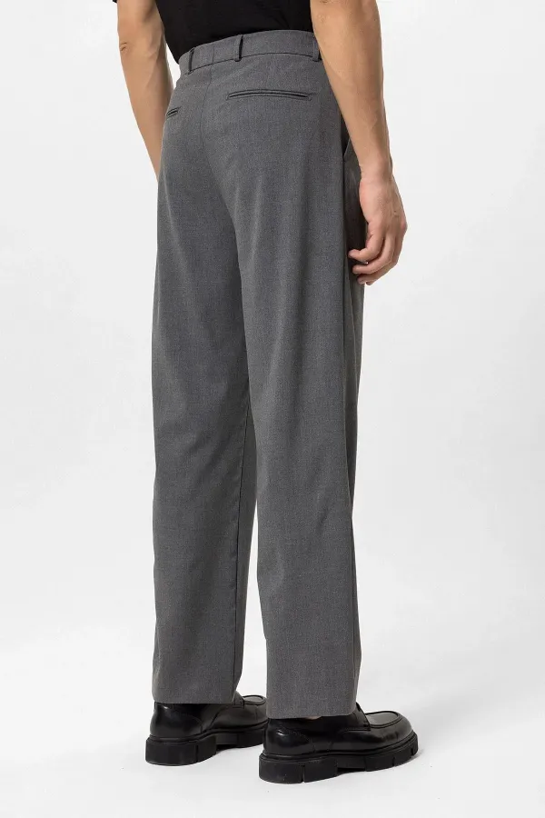 Antioch Grey High-Waisted Baggy Men's Pants