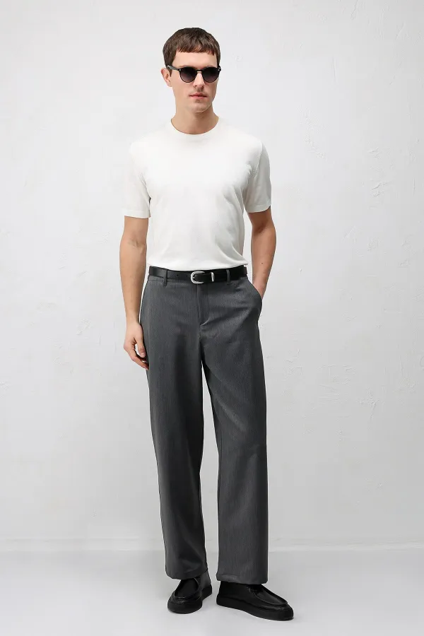 Antioch Grey Relaxed Fit Men's Trousers