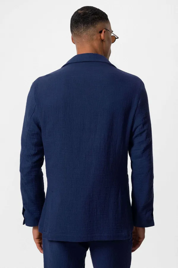 Antioch Lacivert Astarsız Torba Cepli Erkek Blazer Ceket Antioch Lacivert Astarsız Torba Cepli Erkek Blazer Ceket