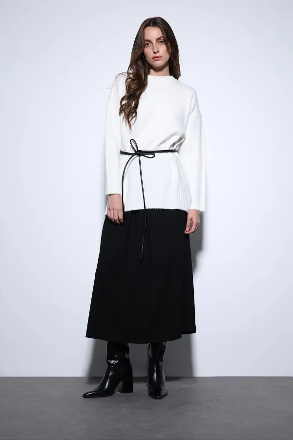 Pull Antioch Off-White pour femme avec détail fendu