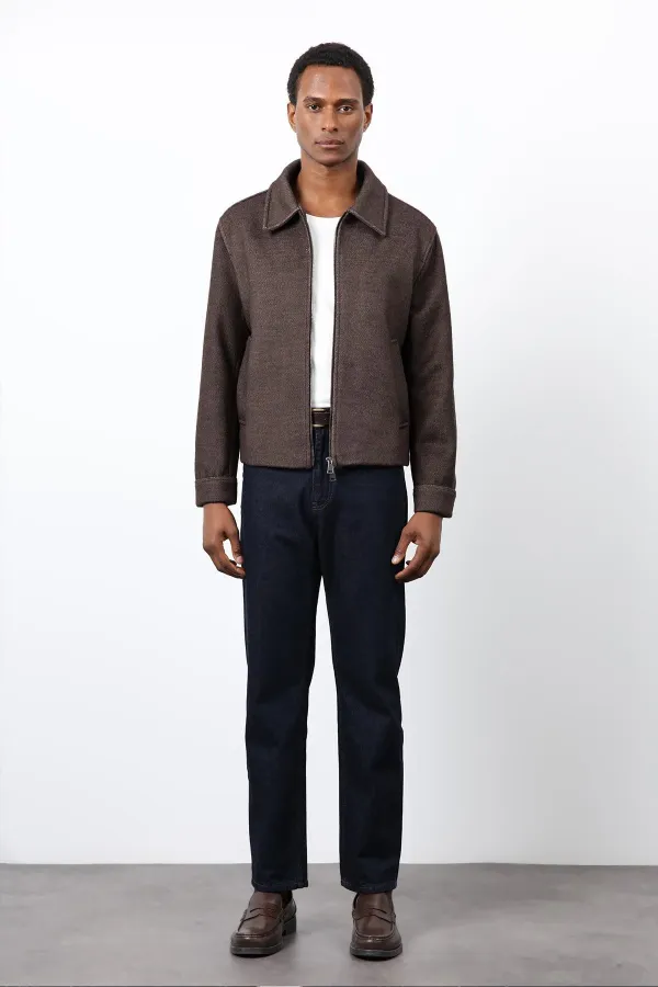 Veste pour homme Antioch Coffee en laine mélangée