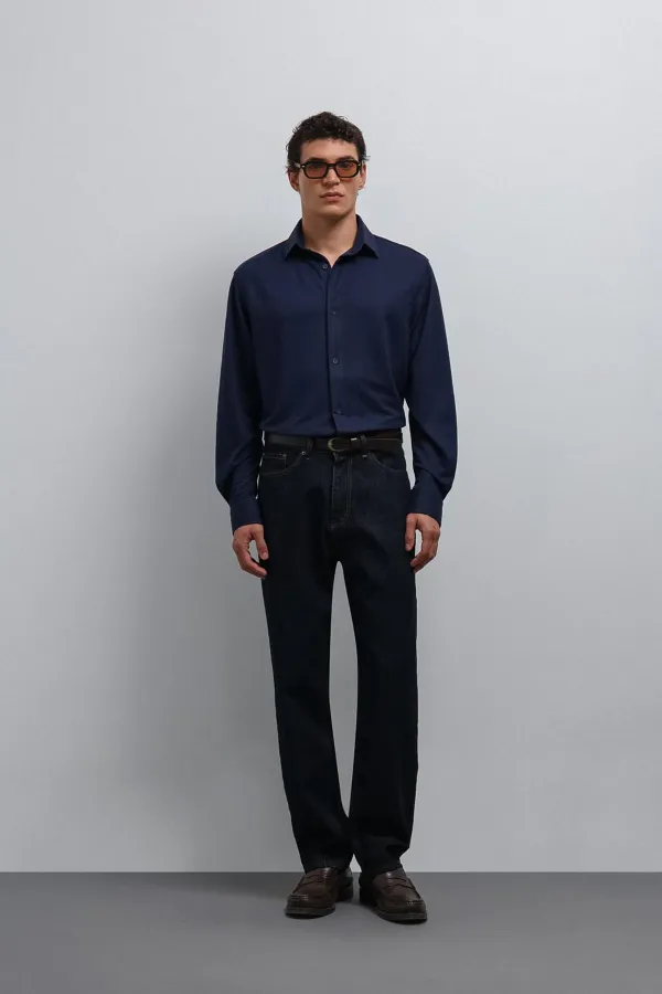 Chemise homme Antioch Navy Relax Fit