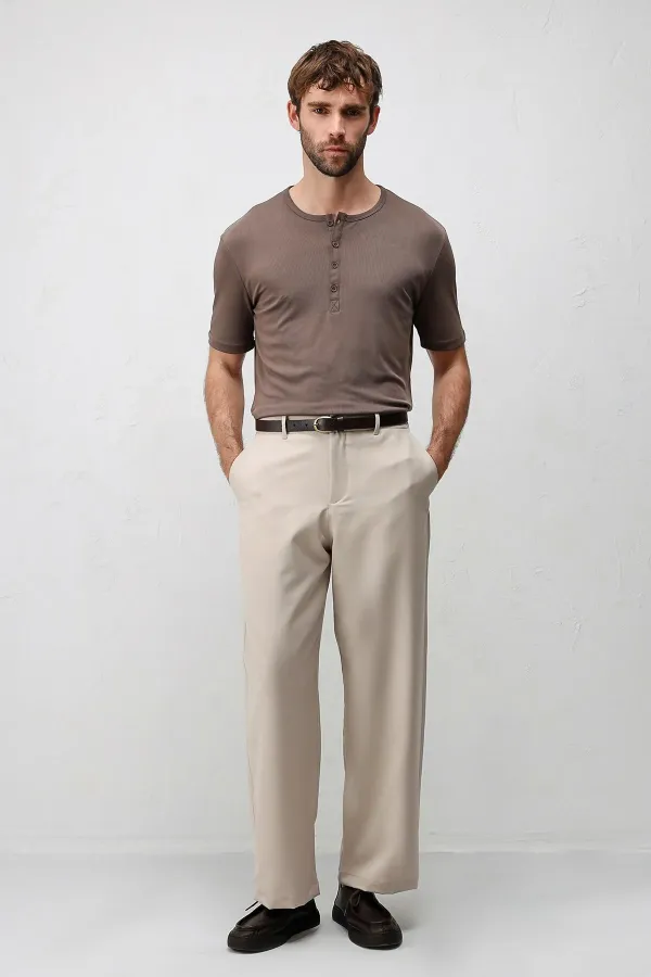 T-shirt homme à col boutonné Antioch Coffee