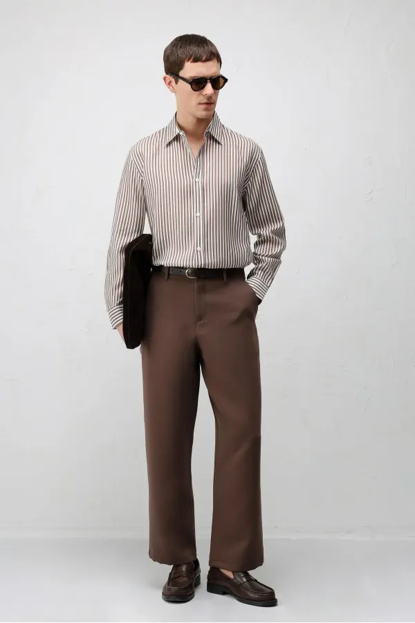 Antioch Kahve Relaxed Fit Erkek Pantolon