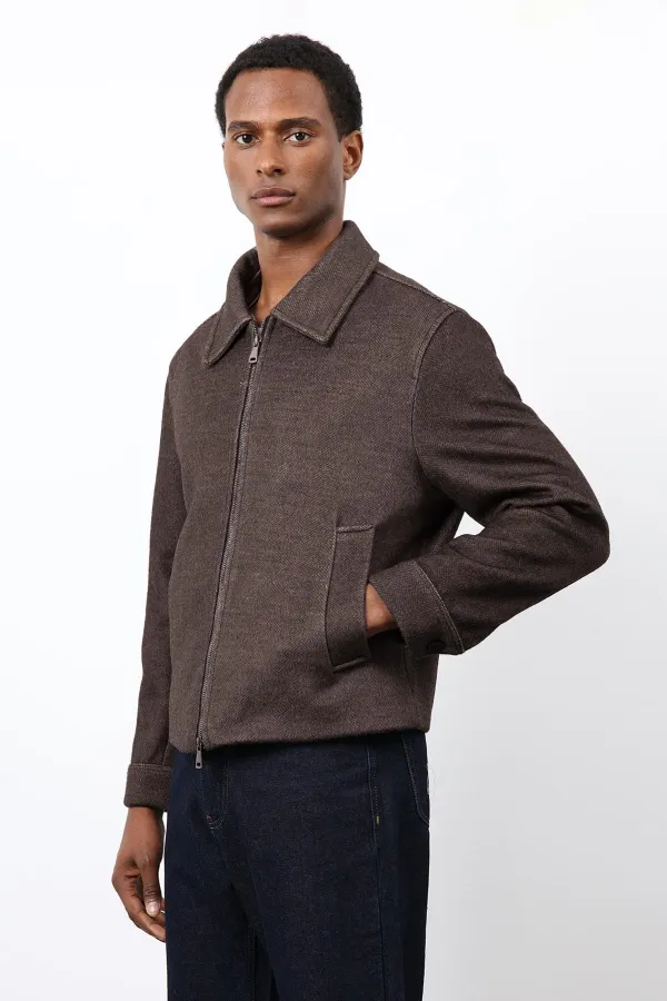 Veste pour homme Antioch Coffee en laine mélangée