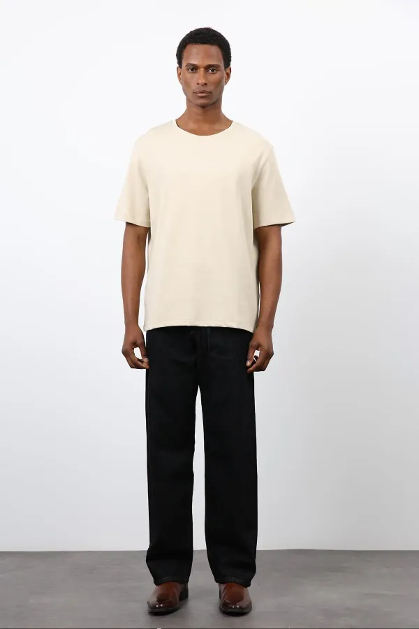 Antioch Taş Regular Fit Basic Erkek T-Shirt