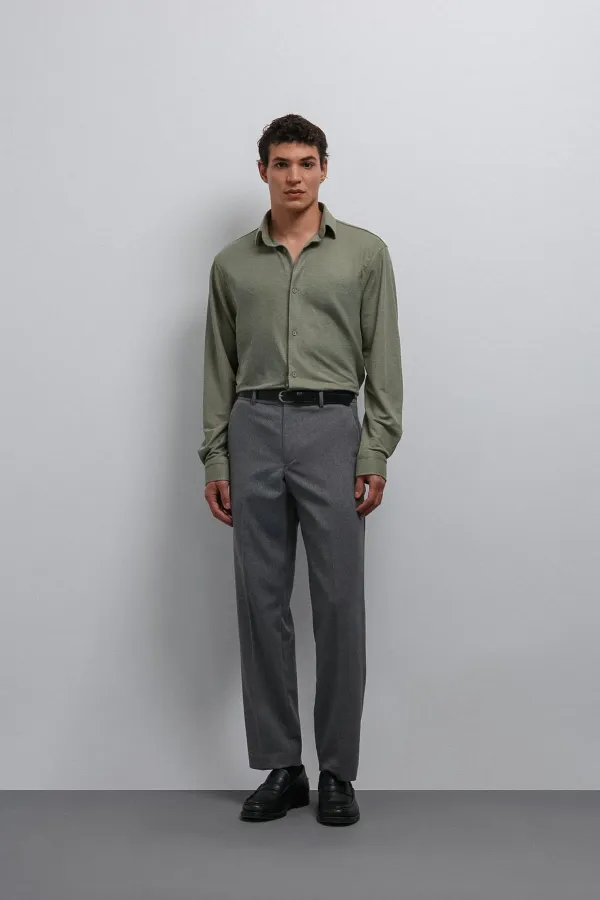 Antioch Khaki Relax Fit Men's Shirt