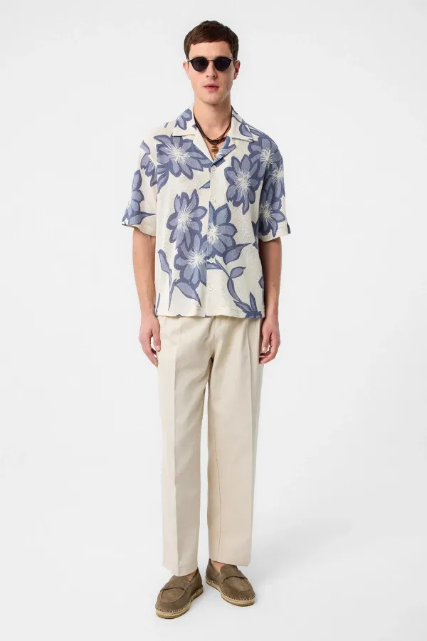 Antioch Blue Patterned Men's Shirt