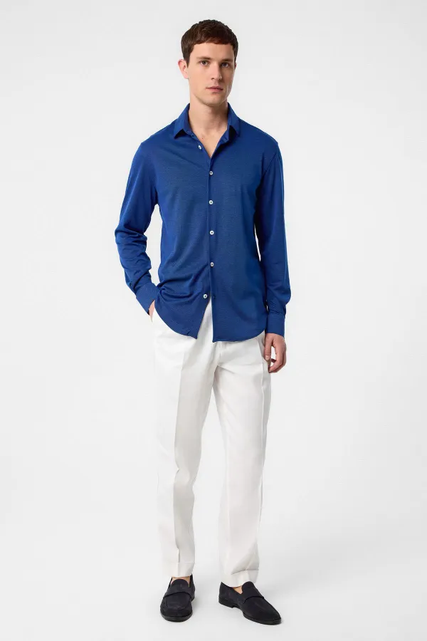 Antioch İndigo Slim Fit Erkek Gömlek