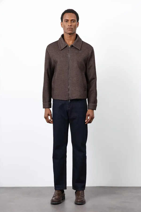 Veste pour homme Antioch Coffee en laine mélangée