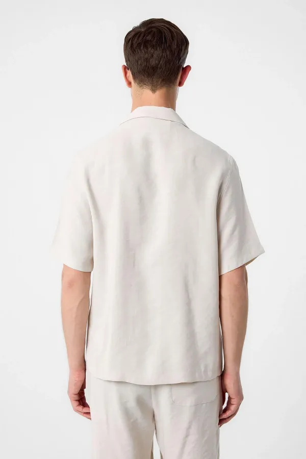 Antioch Taş Modal Kumaş Erkek Gömlek