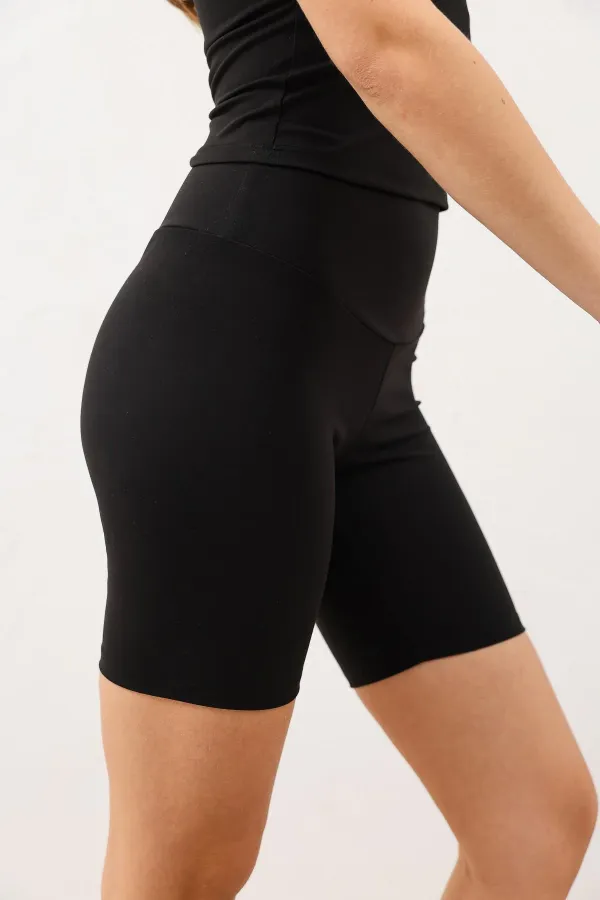 Leggings de sport courts noirs Antioch