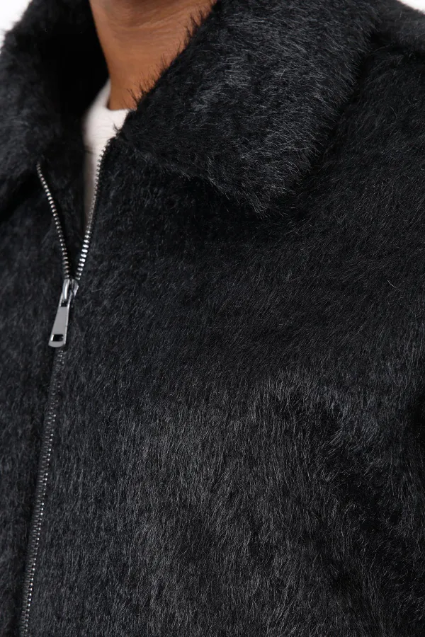 Antioch Siyah Yumuşak Dokulu Erkek Mont