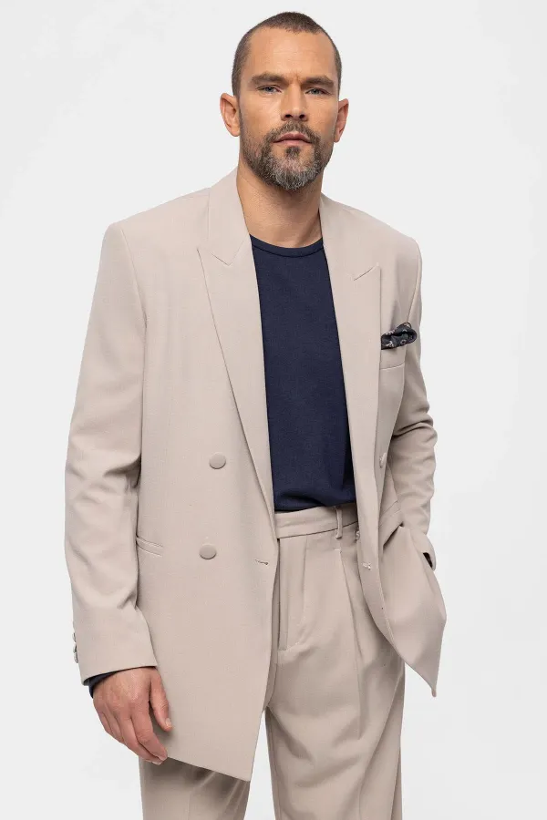 Antioch Taş Kruvaze Ceket