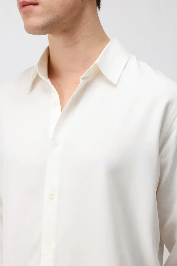 Antioch Ekru Teknik Regular Fit Erkek Gömlek