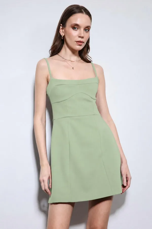 Antioch Green Strappy Dress Antioch Green Strappy Dress