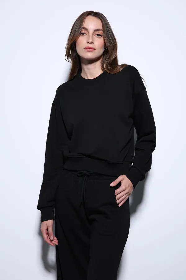 Antioch Black Basic Women's Sweatshirt