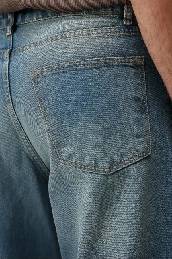 Antioch Yeşil Baggy Fit Erkek Jean